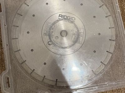 Various concrete saw blades