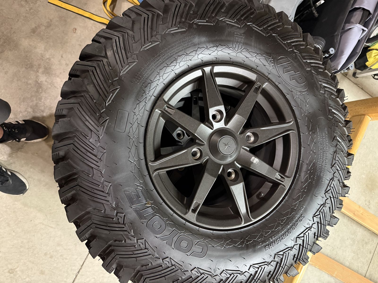 RZR 32" tires and stock wheels