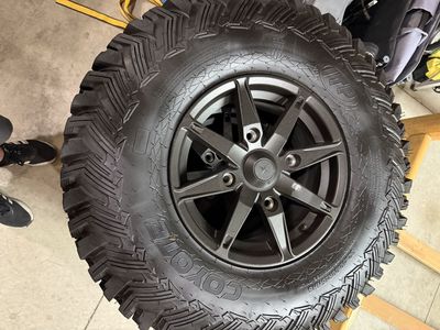 RZR 32" tires and stock wheels