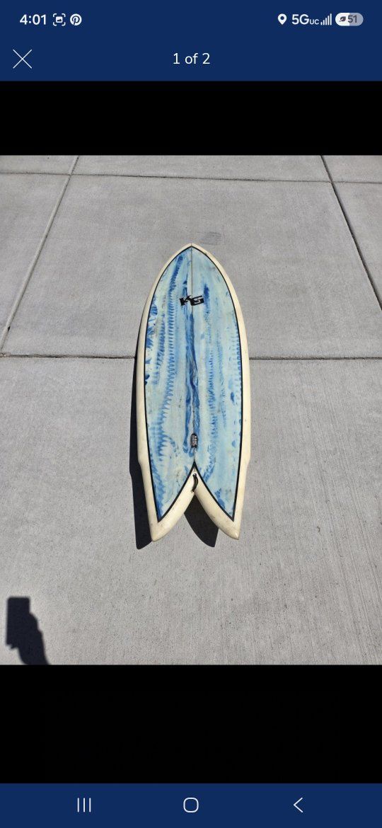 Surf Board - Kane Garden Fishtail