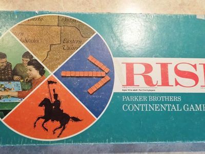 Vintage Parker Brothers Risk Continental Game 1968
