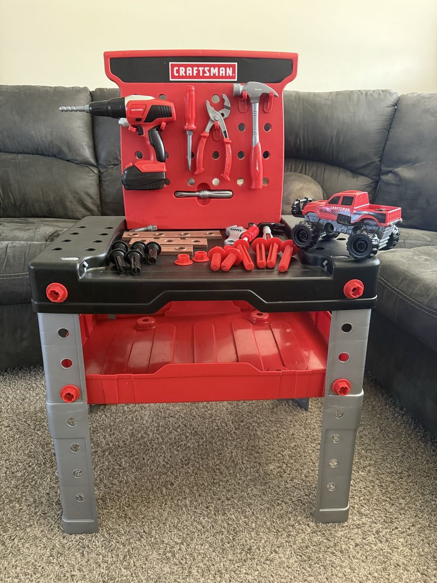 Kids Craftsman Tool Table