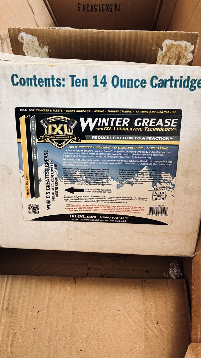 IXL PREMIUM LUBRICANTS & GREASE