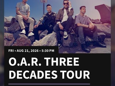 O.A.R. Three Decades Tour Tickets - Sandy Amphitheater - Aug 21, 2026