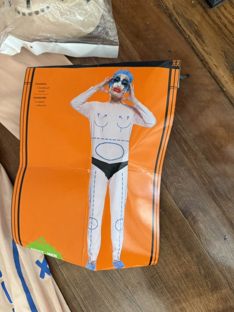 Adult Plastic Surgeon Costume Size XL