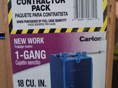 Electric 1 gang box 100