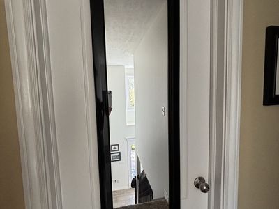 BLACK OVER THE DOOR MIRROR