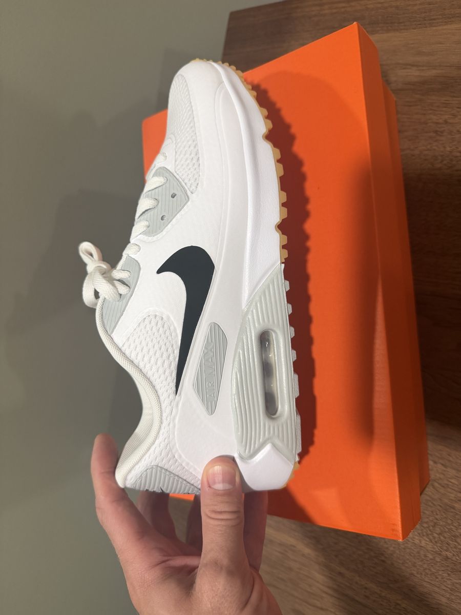 New Nike Air Max 90 G Golf Shoes White/Black Size 10, never worn