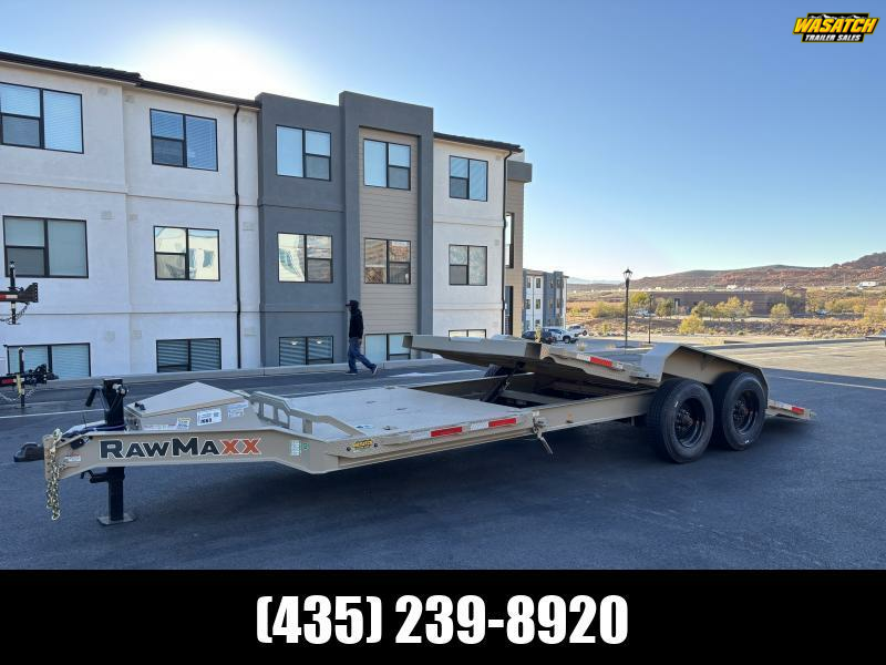 RawMaxx 7X22 20K G7X GRAVITY TILT Equipment Trailer