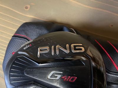Ping G410 LST 9° driver with stiff shaft