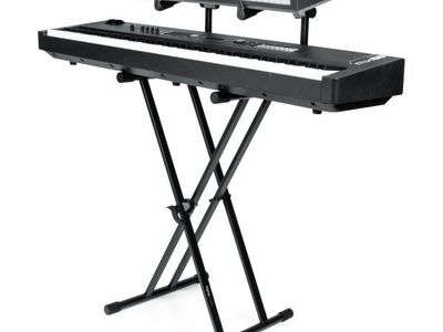 Gator Deluxe 2 Tier X Style Keyboard Stand GFW-KEY-5100X