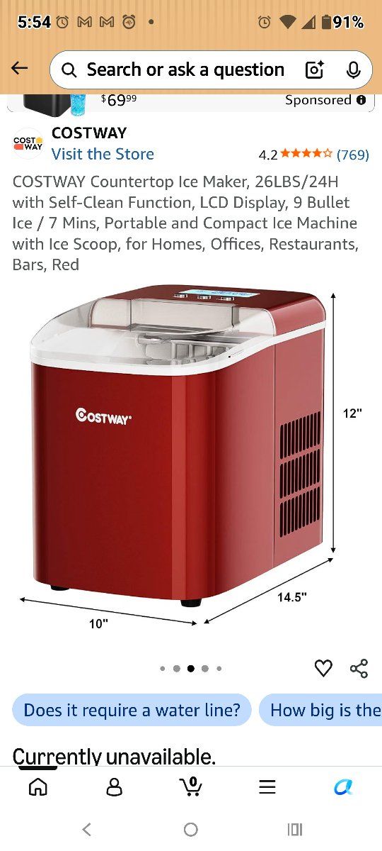 countertop ice maker