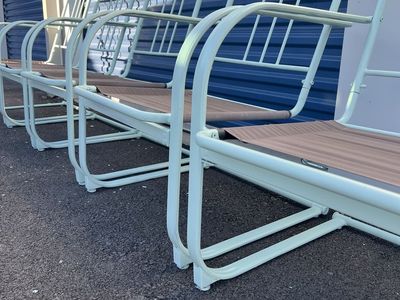 Chairs - Vintage Outdoor Metal Chairs(5)