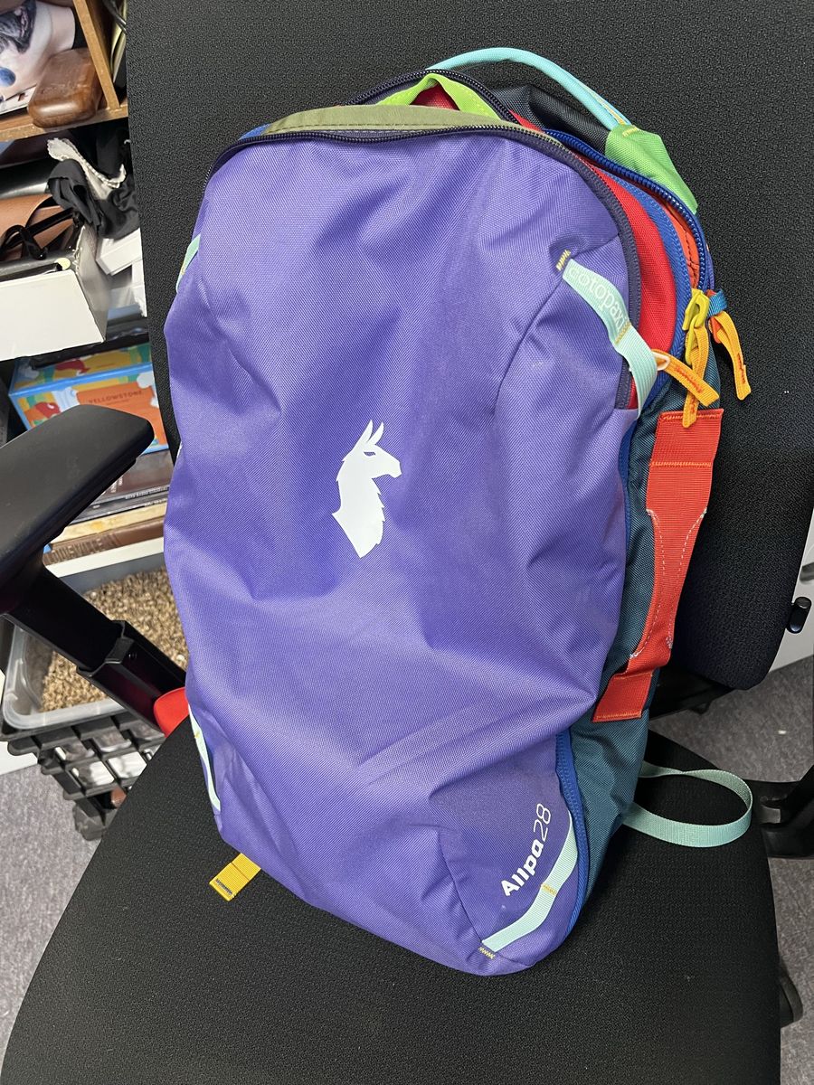 Cotopaxi Allpa 28L Travel Pack - Purple/Multi-Color, Daypack, Intermountain Healthcare Logo