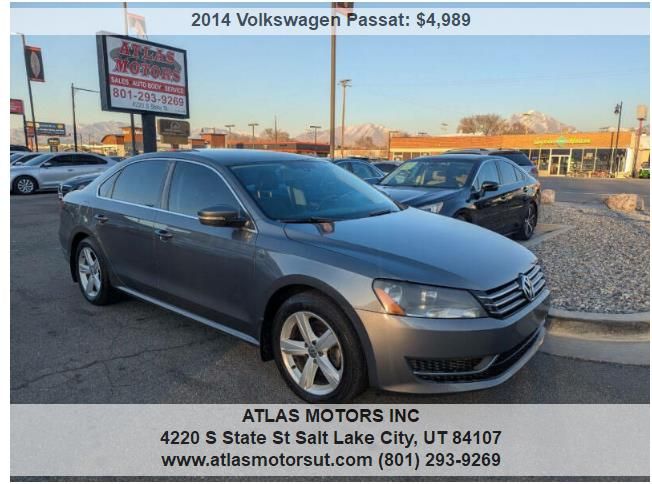 2014 VOLKSWAGEN PASSAT 1.8T S PZEV