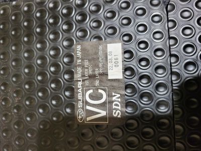 rear wrx trunk original tire cover carpet 22-25