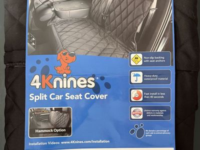 SPLIT CAR SEAT COVER FOR DOGS