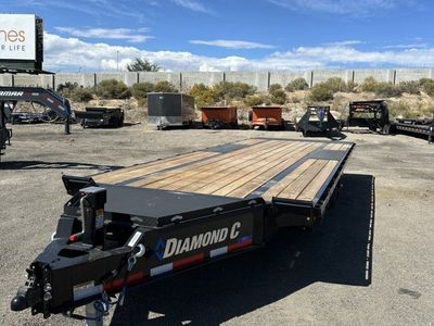 8.5x24 Diamond C DET 207 Deckover Tilt Trailer - 15.5K GVWR -