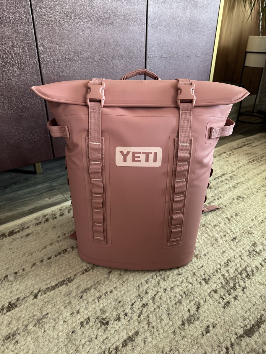 YETI Hopper M20 Backpack Soft Cooler - Nordic Pink - Leakproof & Portable