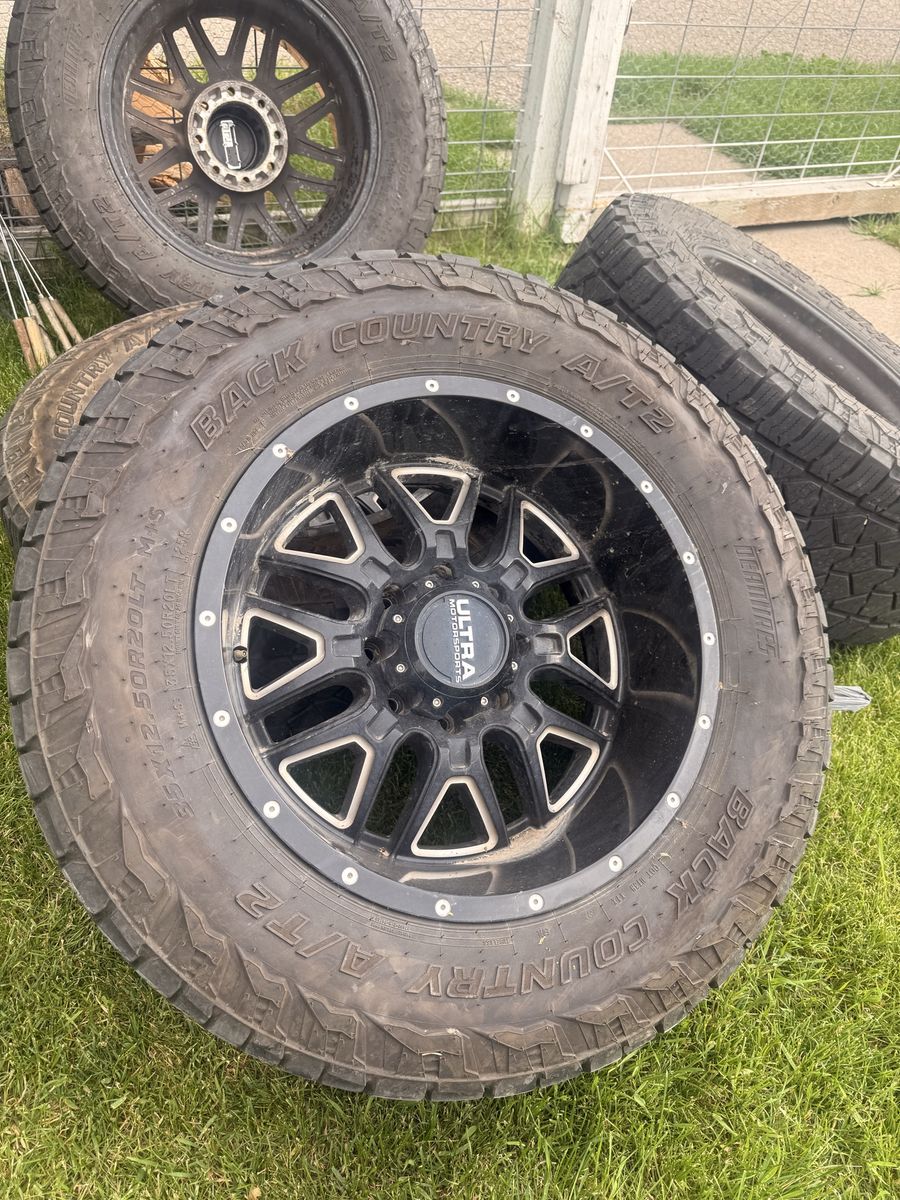 Rims and tires! 3 sets of tires