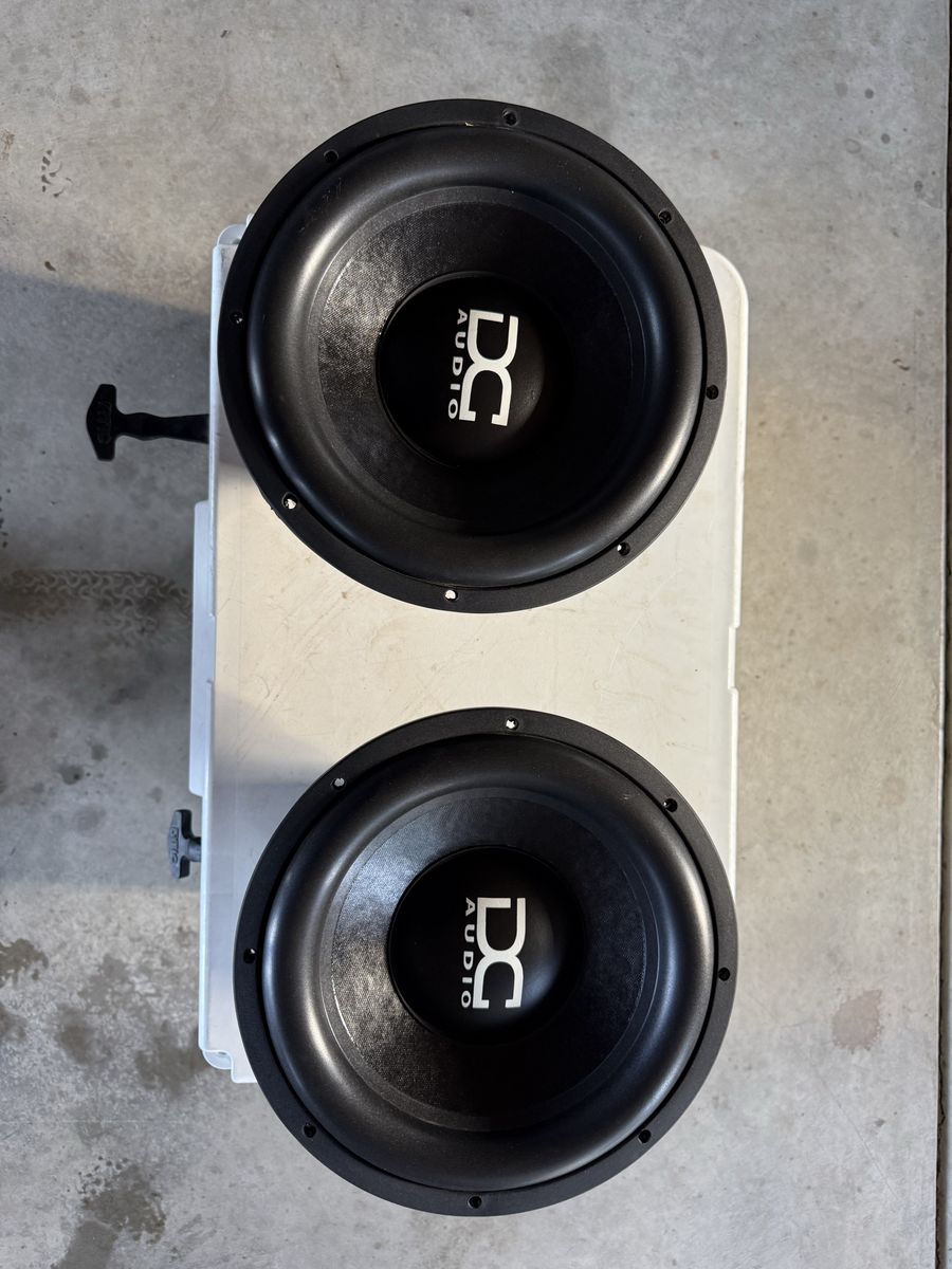 DC Audio Black Car Subwoofer - Excellent Condition