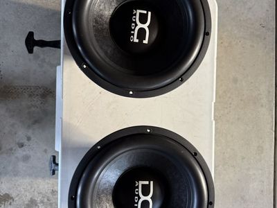 DC Audio Black Car Subwoofer - Excellent Condition
