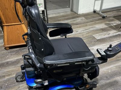 Permobil M300 Corpus 3G Power Wheelchair - Blue, Used