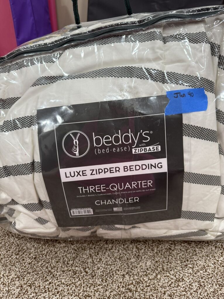 Beddys THREE QUARTER Minky ZipBase