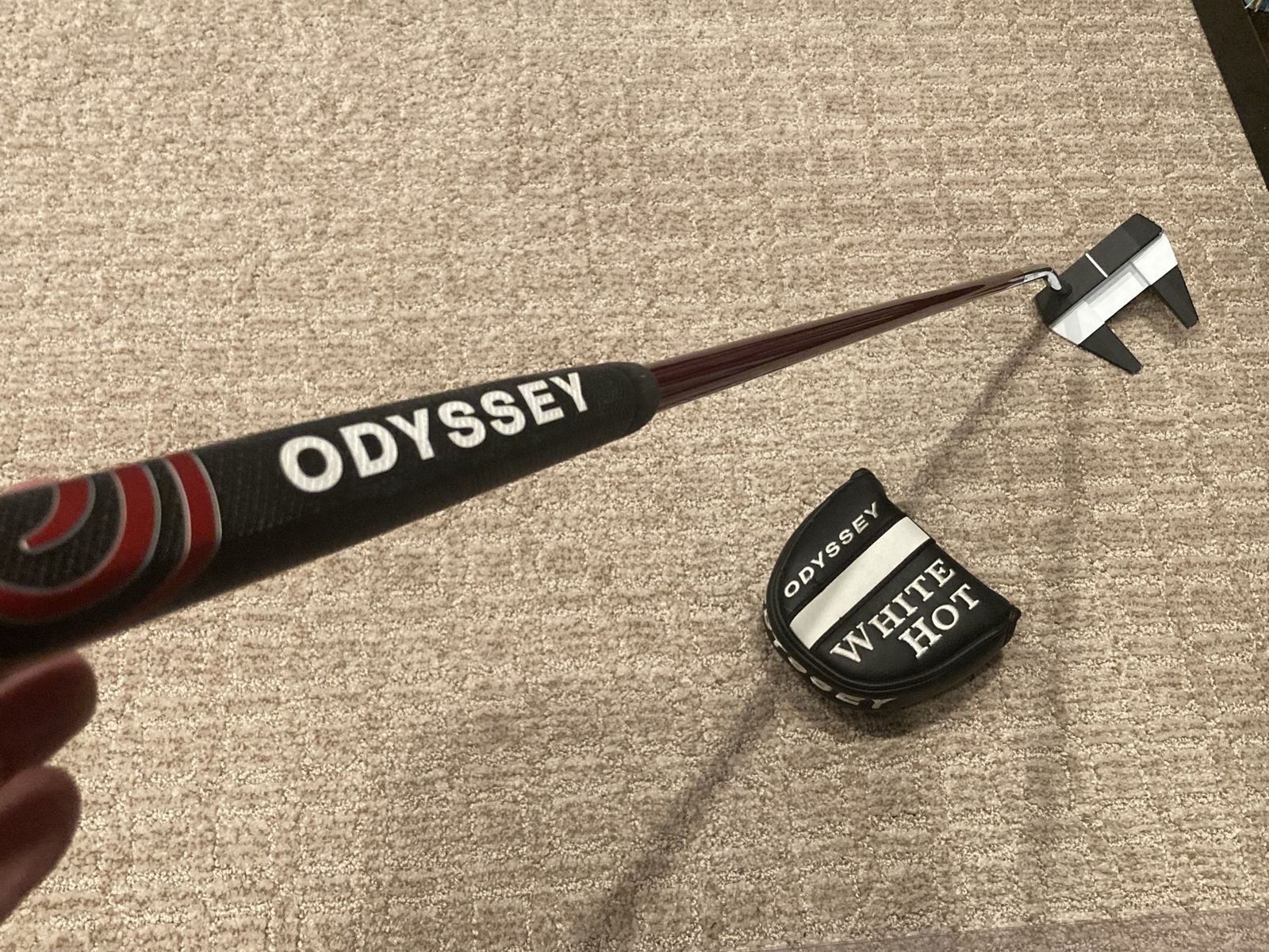 Odyssey white hot versa mallet Putter