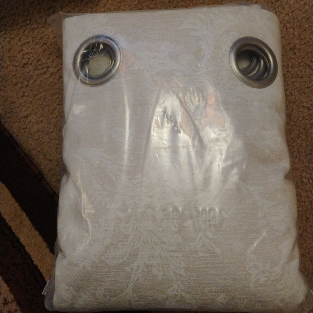 new curtains still in package