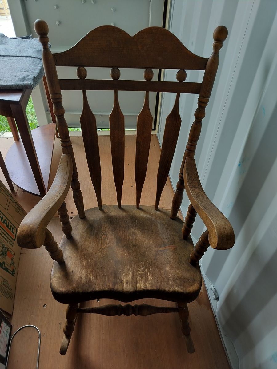 wood rocking chair