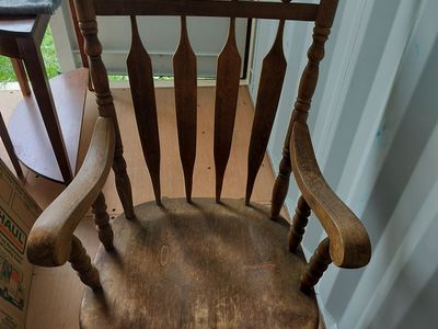 wood rocking chair