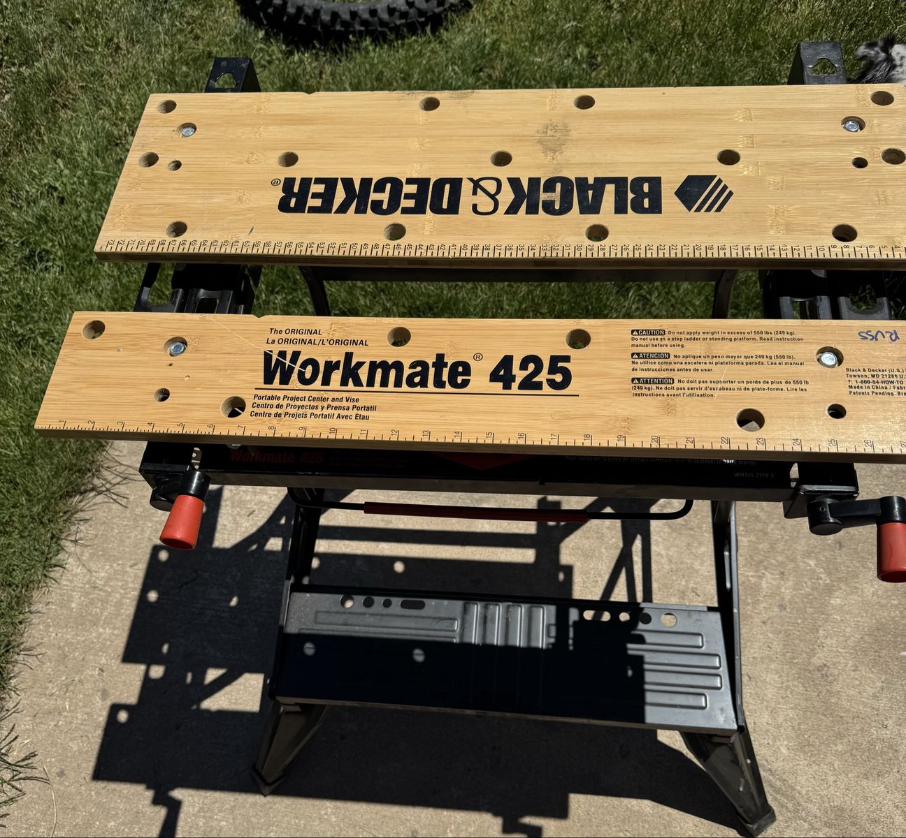Black and Decker workmate 425 bench