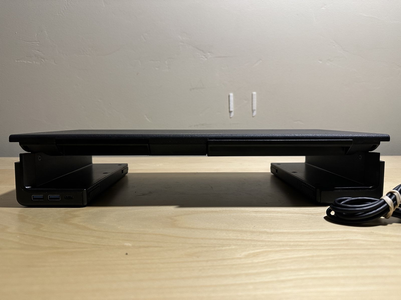 Olmaster Monitor Stand Black with USB Hub