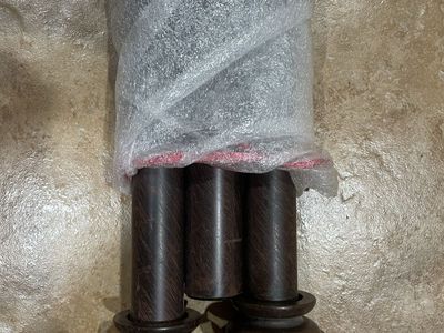 Oil Rubbed Brown 1 1/4" Diameter Metal Curtain Rods 88”-144” adjustable Complete Set with Rings & Brackets