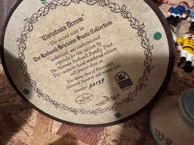 Rockwell Sitting Pretty; Beautiful Dreamers Collection; Heirloom Santa Collection Christmas Dream