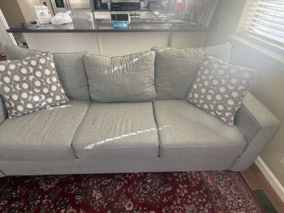 Grey Pull out Couch