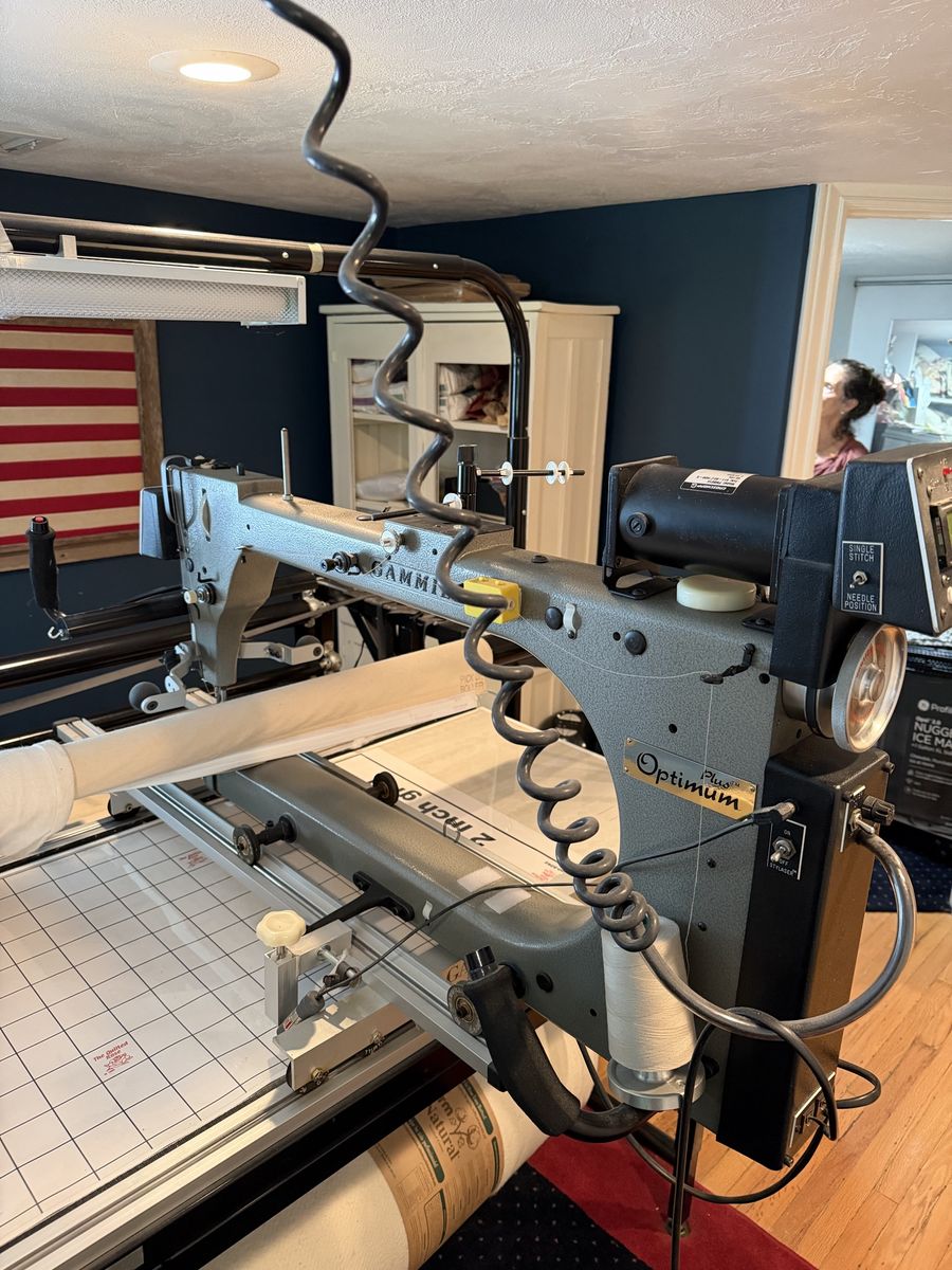 Gammill Optimum Plus 30” Long Arm Quilting Machine – 12’ Table + Supplies  (Open to offers)