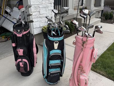 Women’s Golf Clubs and Cart bags