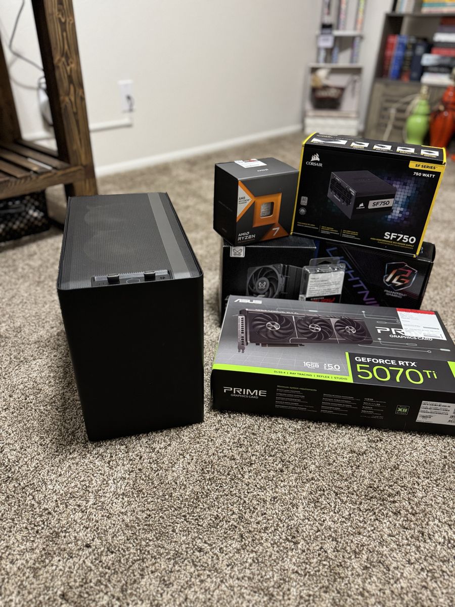 Gaming Pc with 5070ti and 7800x3d!