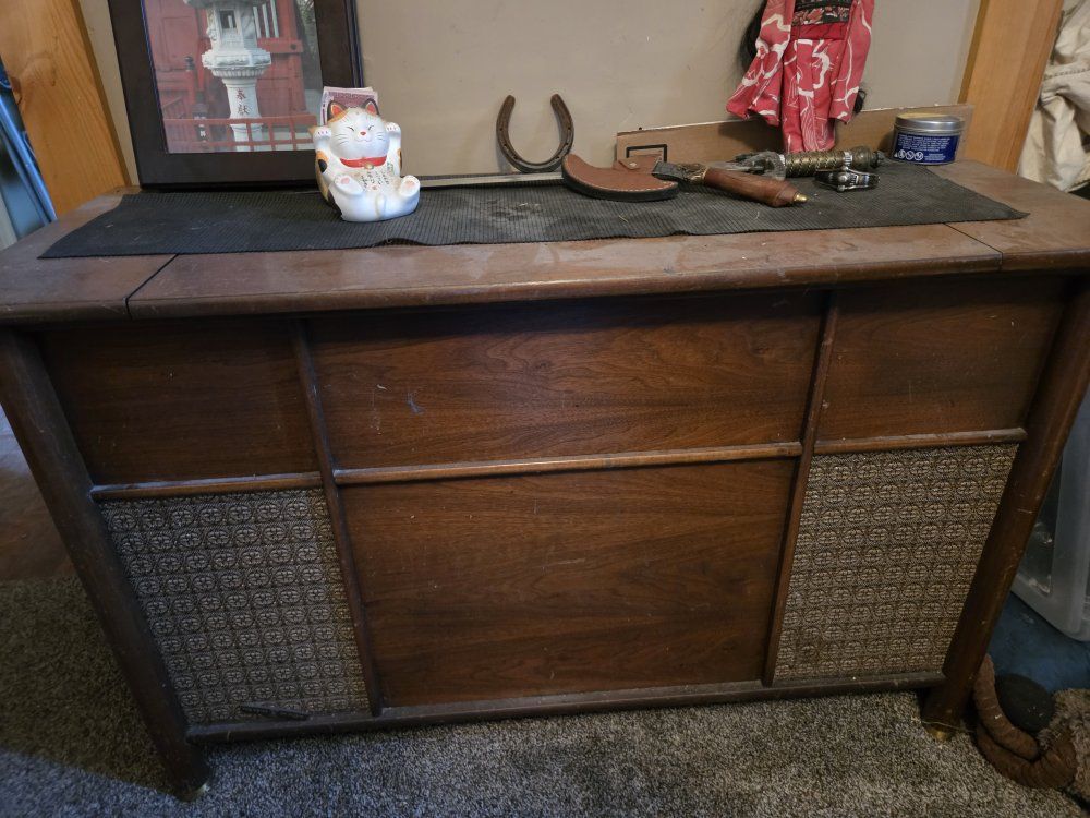 Antique record player