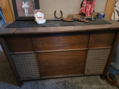 Antique record player