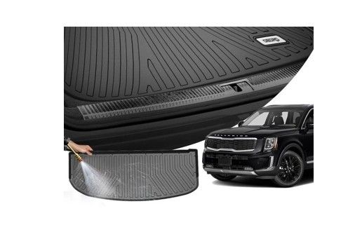 2020-2025 Kia Telluride 3D Mold TPE Rubber All-Weather Cargo Liner Trunk Mat