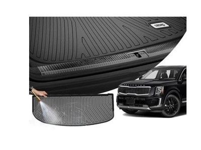 2020-2025 Kia Telluride 3D Mold TPE Rubber All-Weather Cargo Liner Trunk Mat