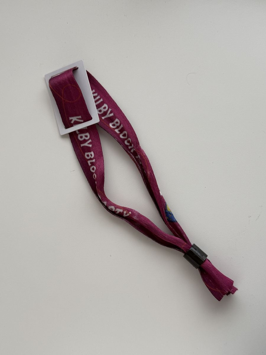 Kilby Block Party Wristband for Lorde!