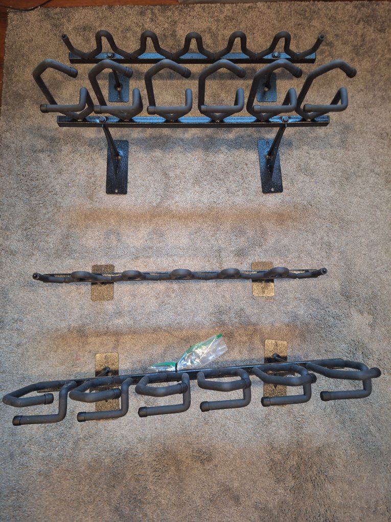 Wall Mounted Heavy Duty 6-Gun Storage Rack Organizer System / 2 sets