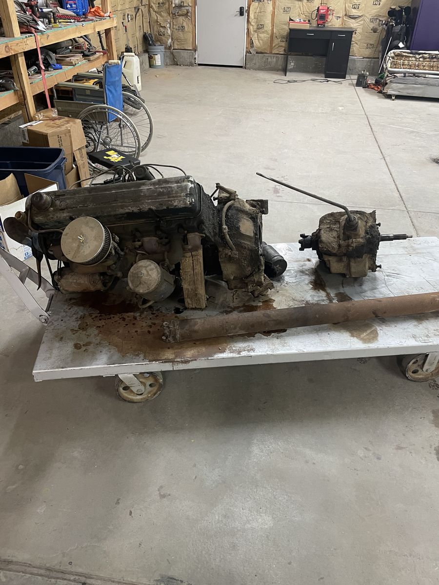 1958 Chevy 3.9 L 235 Straight 6 and Manual Trans