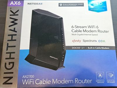 NETGEAR Nighthawk Modem Router Combo (Please read ad)