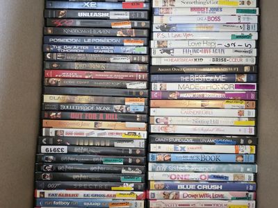 DVDs Bulk Lot of 700 Action Drama Comedy Rom-Com
