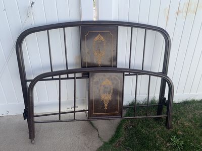 Antique Twin Metal Bed